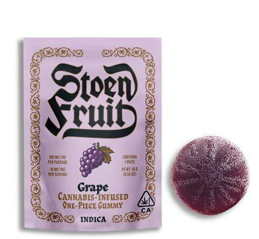 StoenFruit Single Gummy Grape