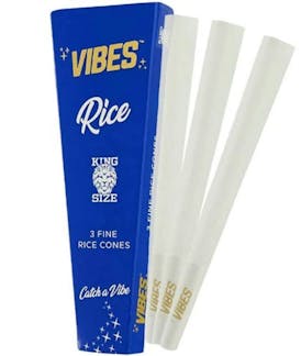 Rice Paper | King Size Cones | 3pk
