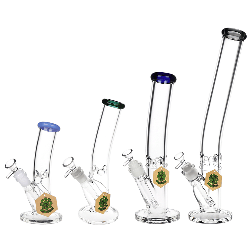 9.75" Straight Tube Glass Bong
