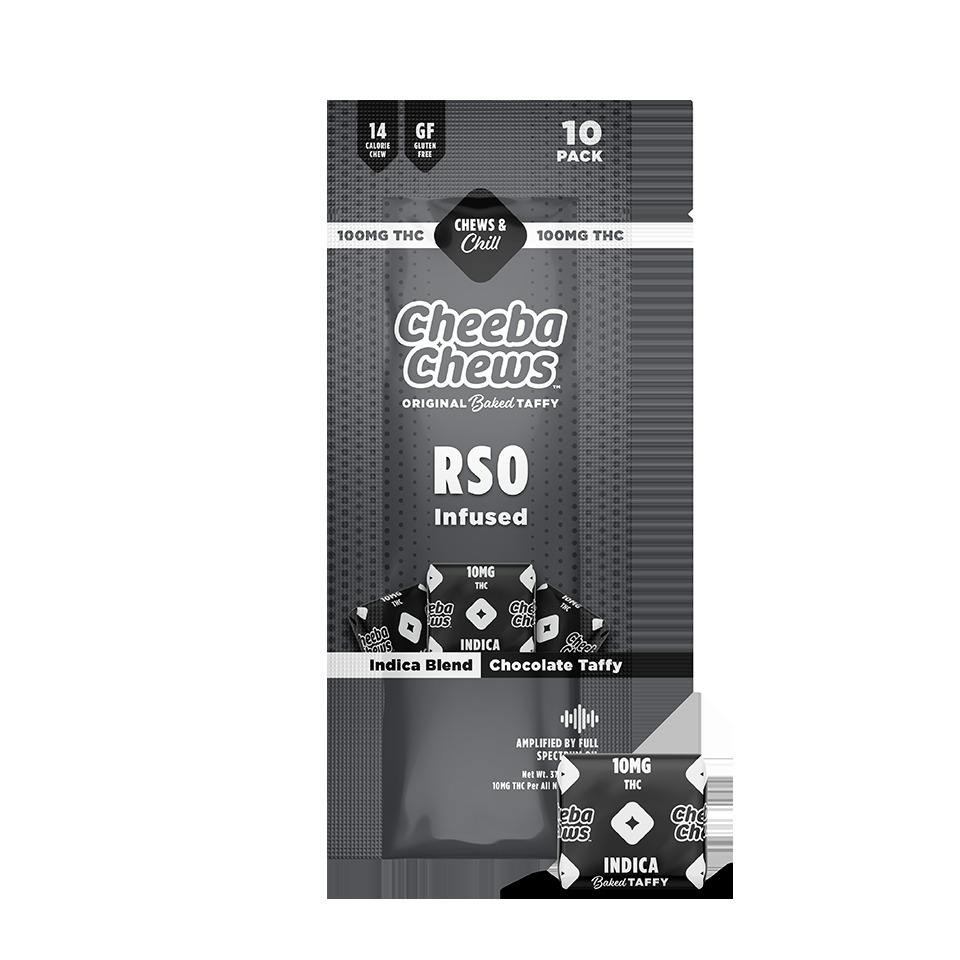 Chocolate-(I)-Taffy-100mg 10pk-Cheeba Chew