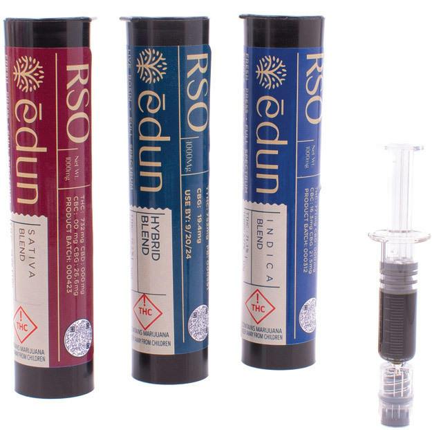Sativa-(S)-RSO Syringe-1000mg-Edun cannabis product