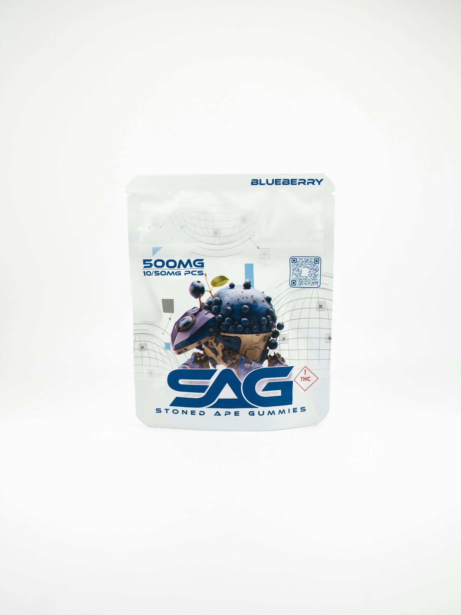 SACC Blueberry (H) 500mg Gummies MED ONLY