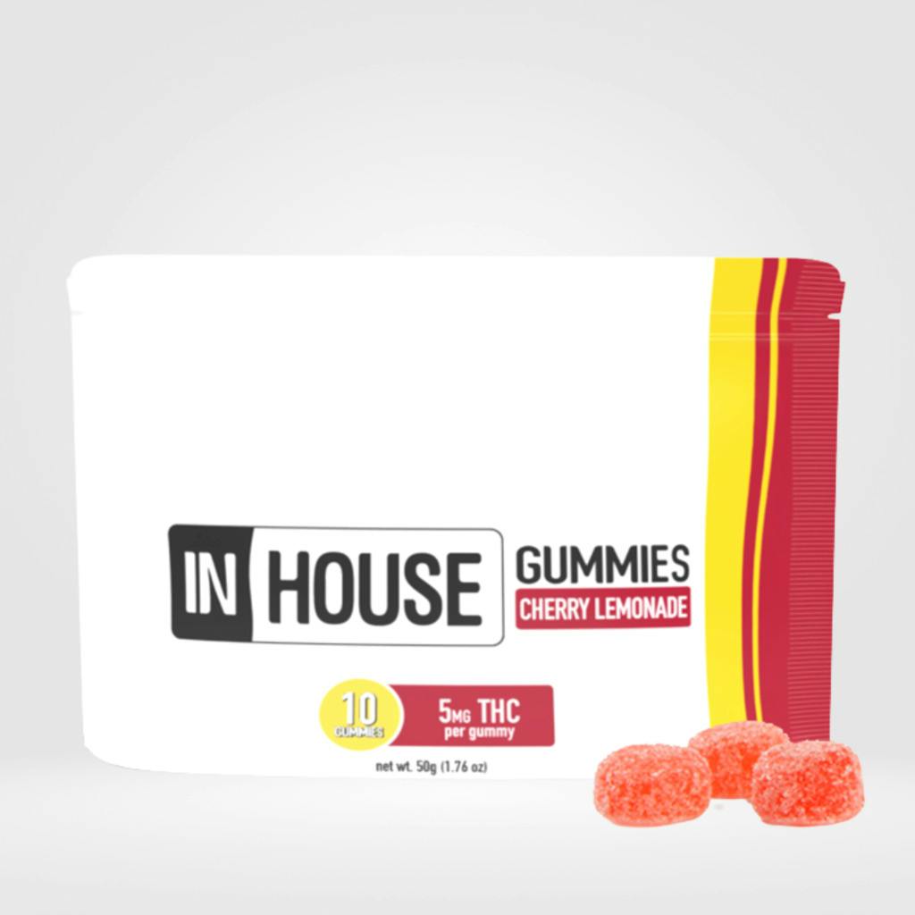 In House Cherry Lemonade Gummies 10pk 100mg at Revolution Dispensary - Normal