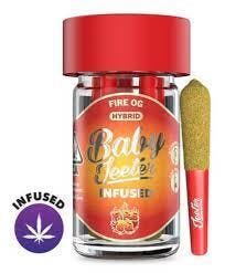 Jeeter | Baby Jeeter | Fire OG | 2.5g (0.5g x 5) | Infused Pre-Roll Pack