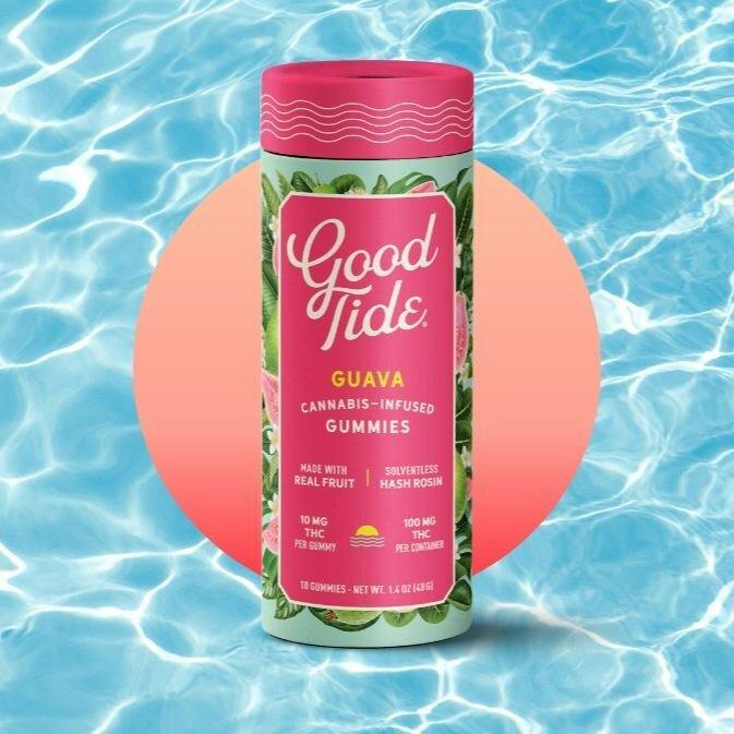 Good Tide | Guava | 200mg | Hash Rosin Gummies