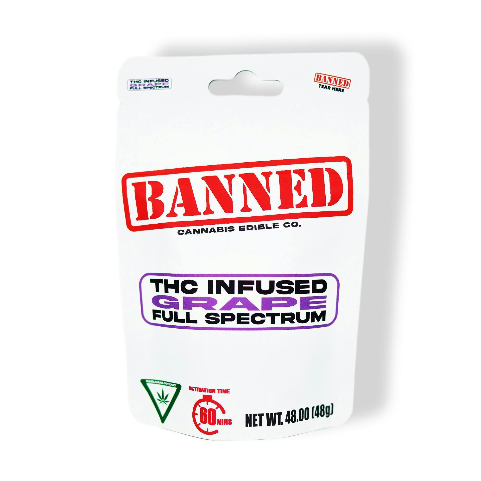 Banned | Grape | 200mg | Gummies