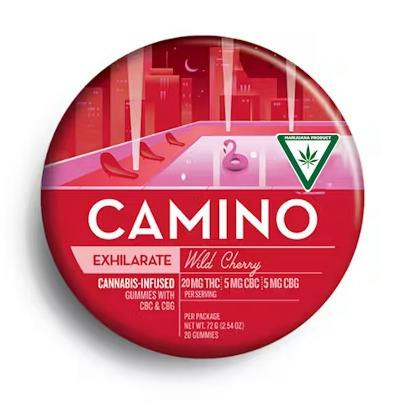Camino | Wild Cherry THC: 200mg | CBC:50mg | CBG:50mg | Gummies