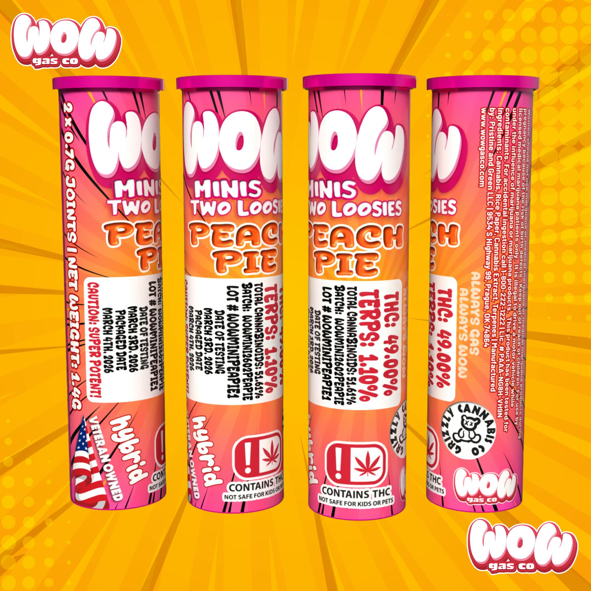 Peach Pie Double Loosies - WOW
