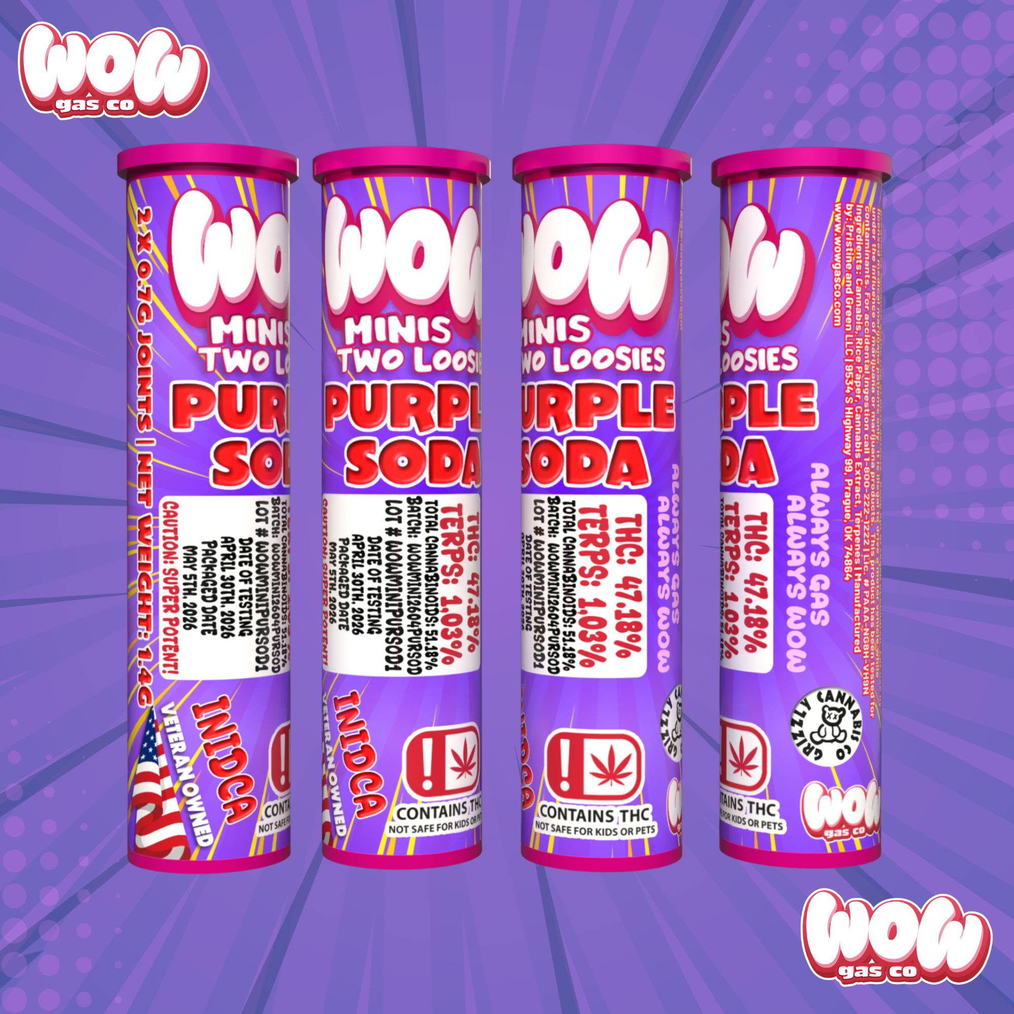 Purple Soda Double Loosies - WOW