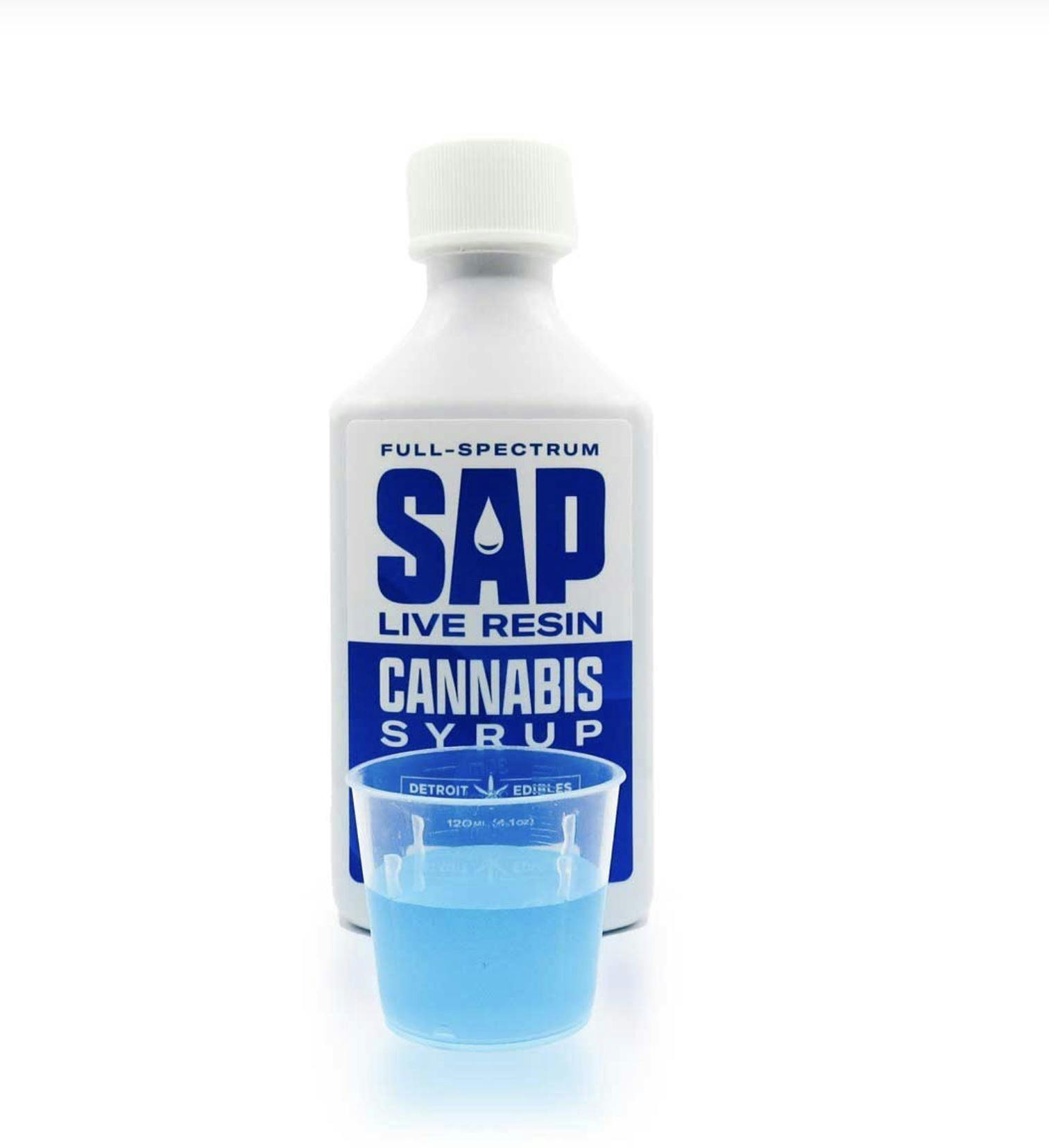 Detroit Edibles - Blue Razz Live Resin Syrup at Herbana