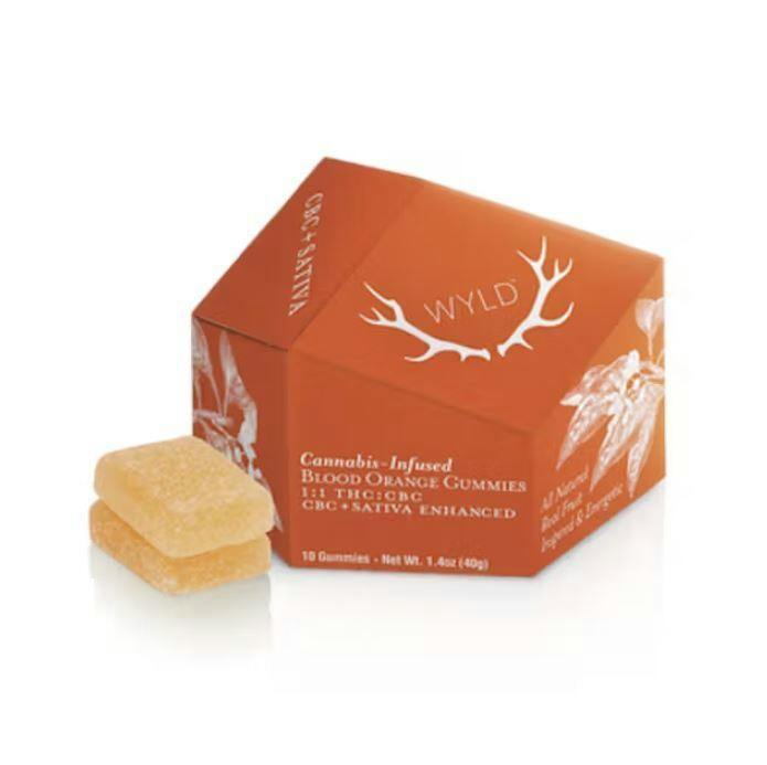 Wyld Gummies - Blood Orange - 200mg THC / 200mg CBC