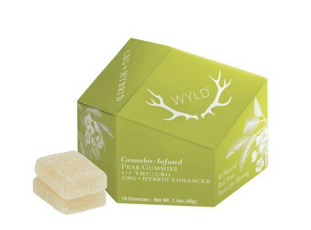 Wyld Gummies - Pear - 200mg THC / 200mg CBG
