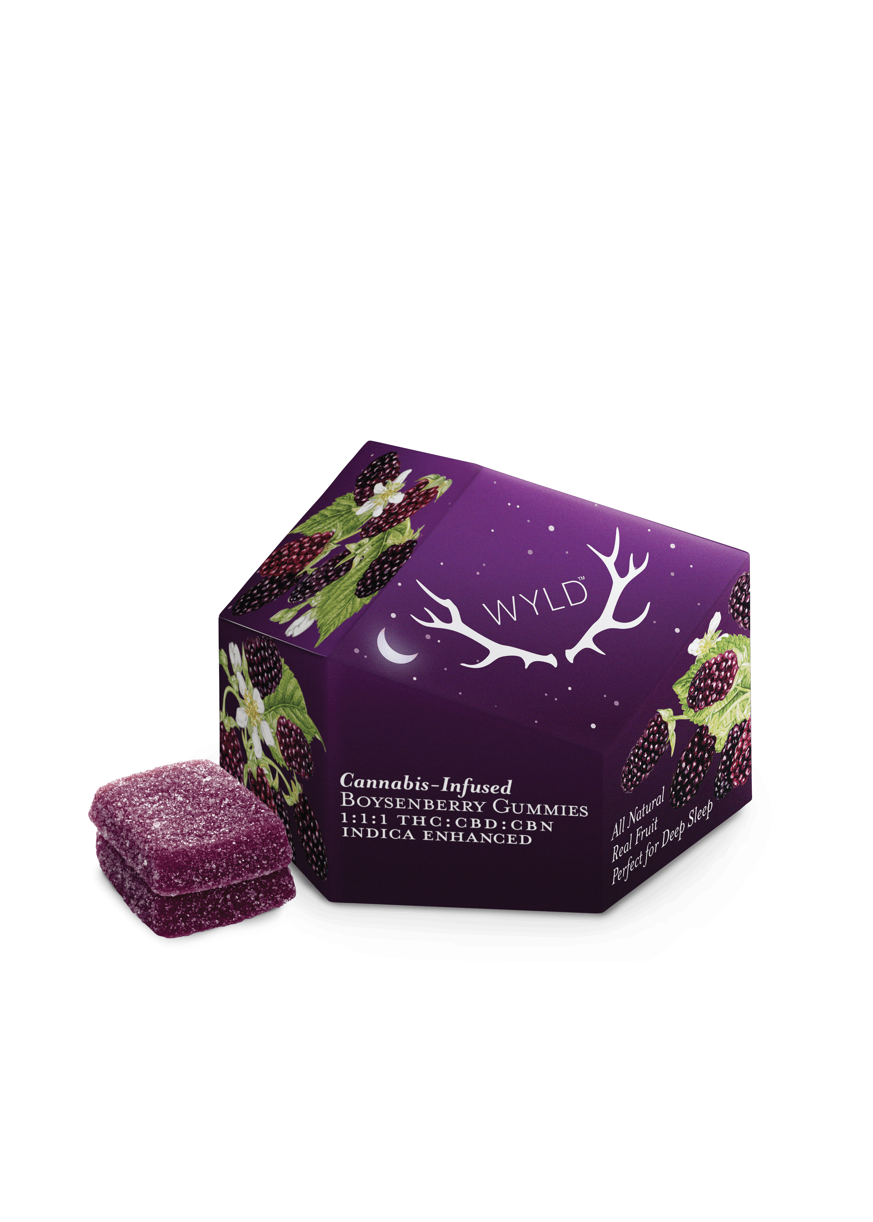 Wyld Gummies - Elderberry - 200mg THC / 50mg CBN