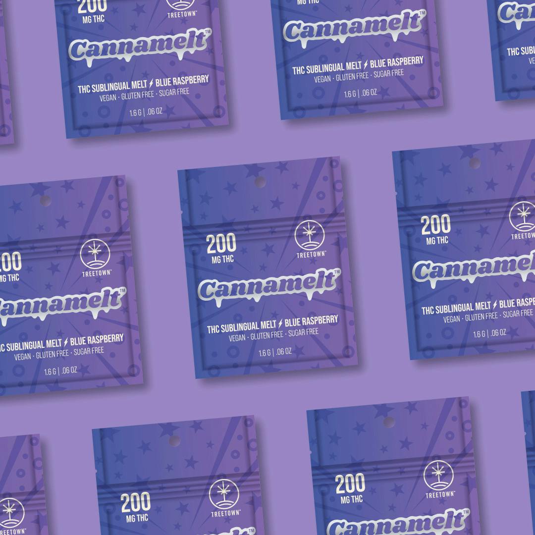 Tree Town Cannamelts - Blue Raspberry - 200MG