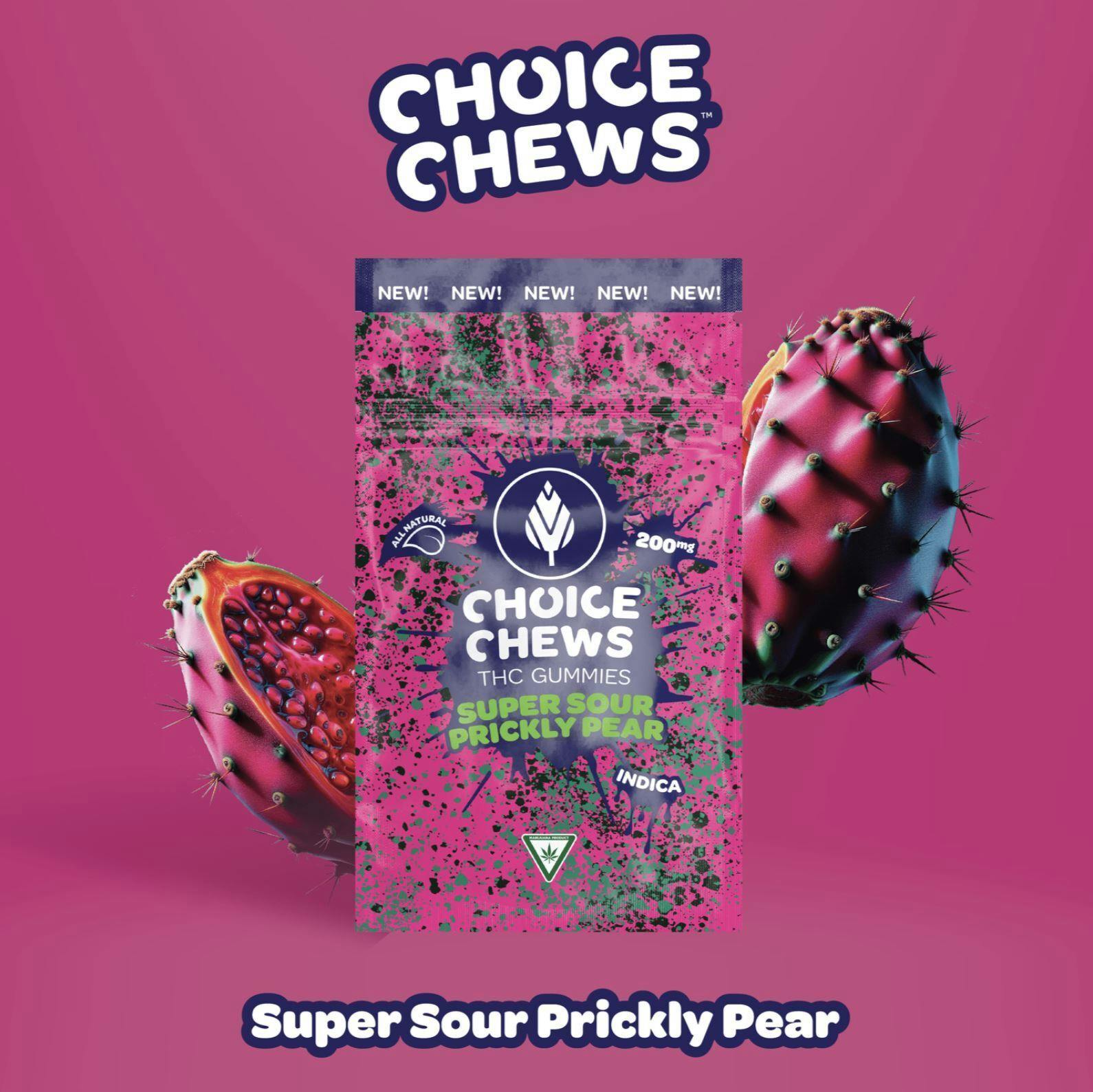 Choice Gummy 10 Pack - Super Sour Prickly Pear