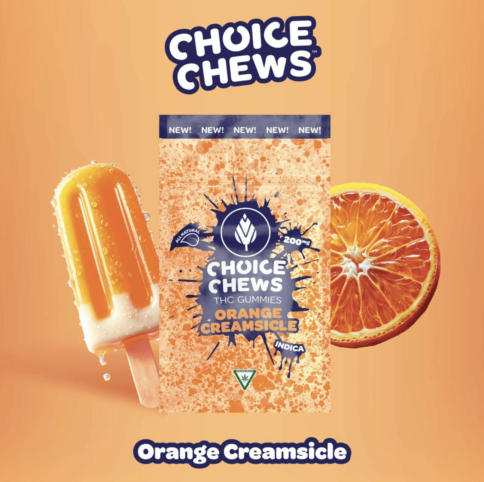 Choice Gummy 10 Pack - Orange Creamsicle