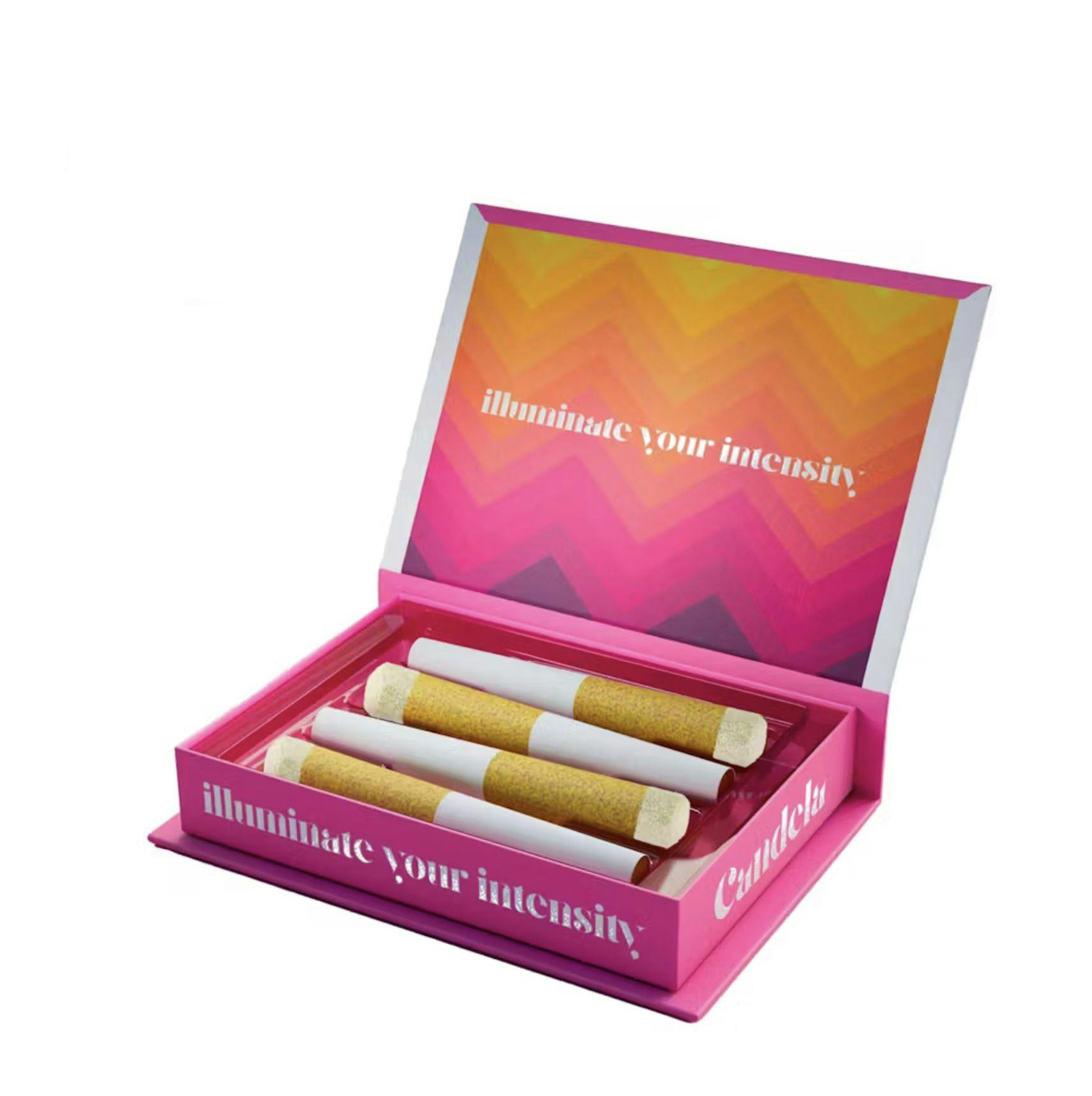 Candela - Live Rosin Glazed Donut Infused Mini Prerolls 4 Pack - 1.6g - Super Buff Cherry x Ice