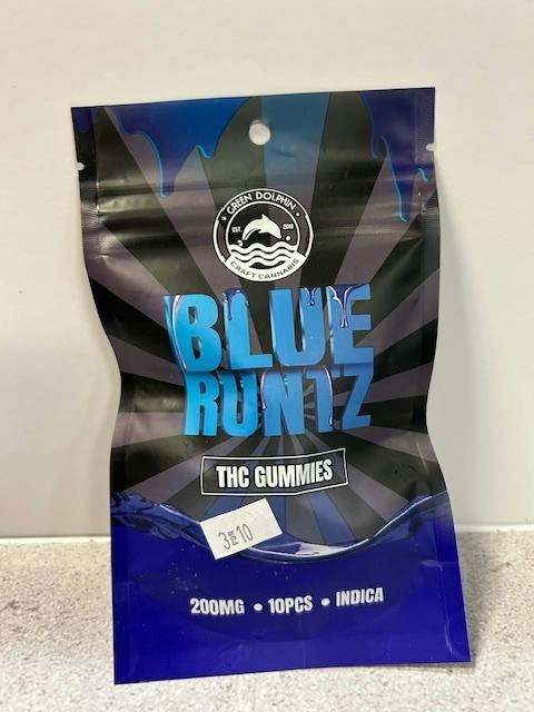 Blue Razz 200mg Gummies - GD