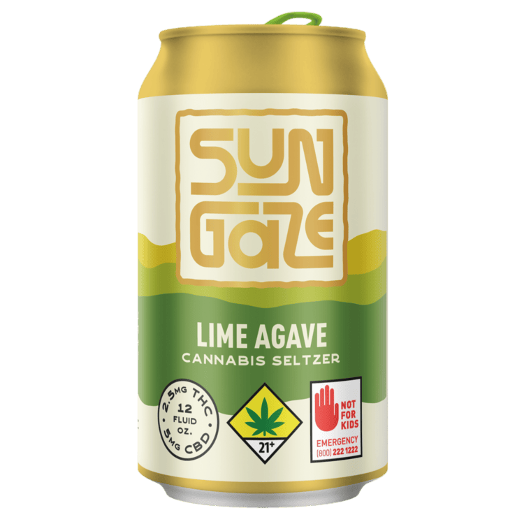 Lime Agave Seltzer DOH Approved | 2 Pack Sungaze at Weed Co.