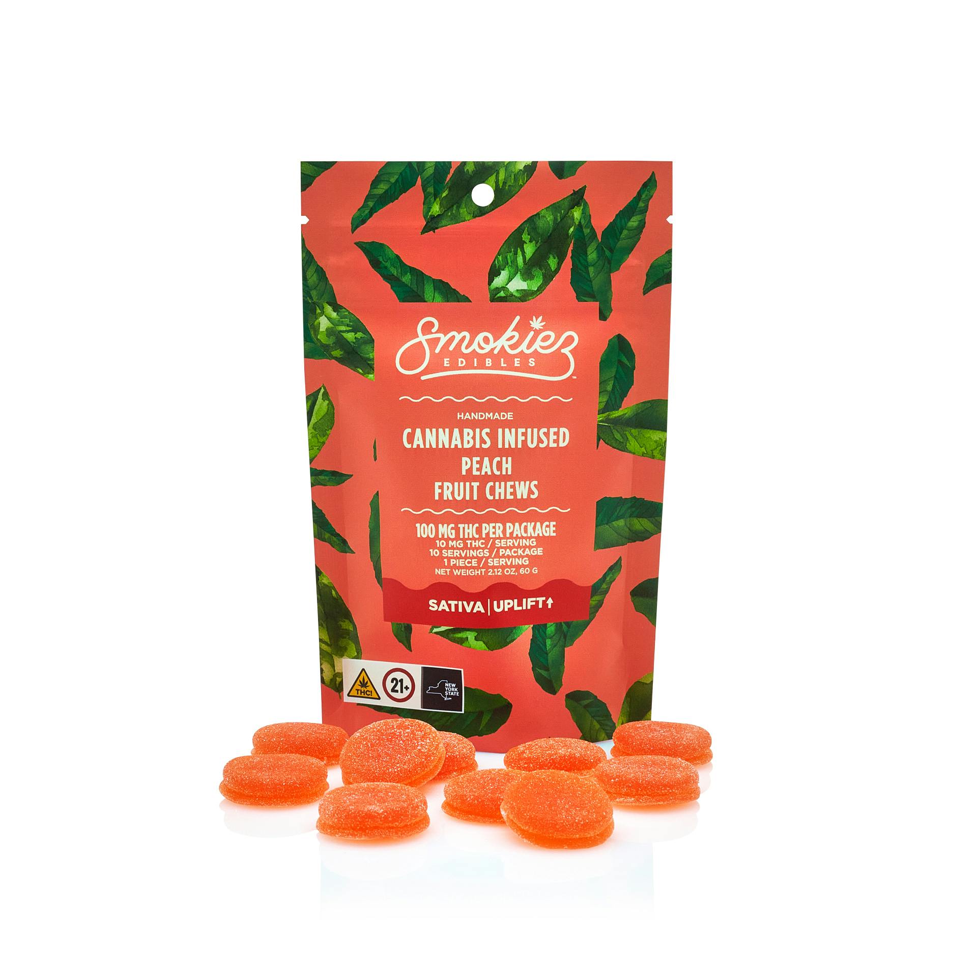 Smokiez - Sweet Peach Gummies - 100mg