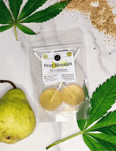 Nice Hemp - CBD Lollipop - Pear Blossom - 30mg CBD