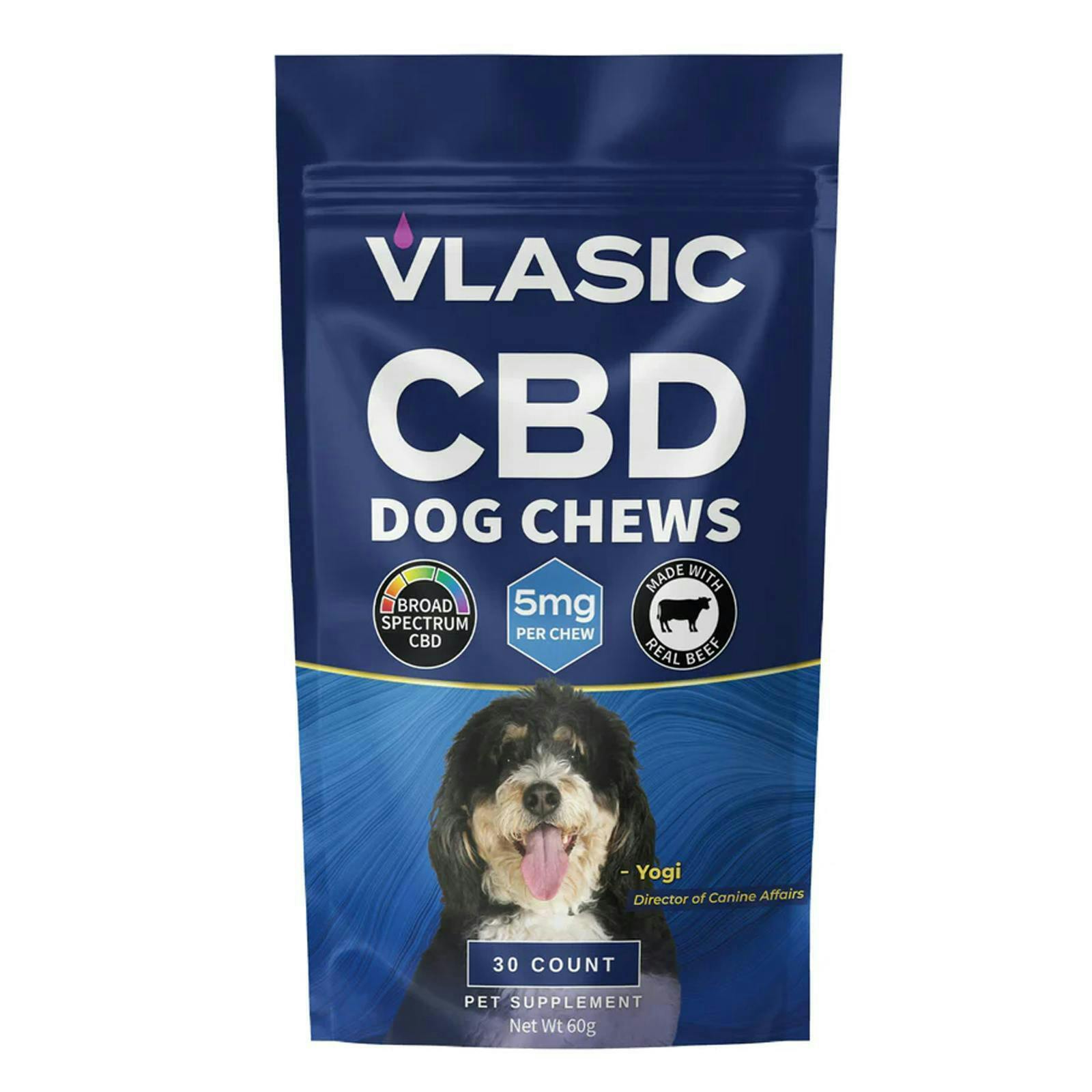Vlasic - CBD Broad Spectrum - 5mg - Pet Soft Salmon Chews - 30ct