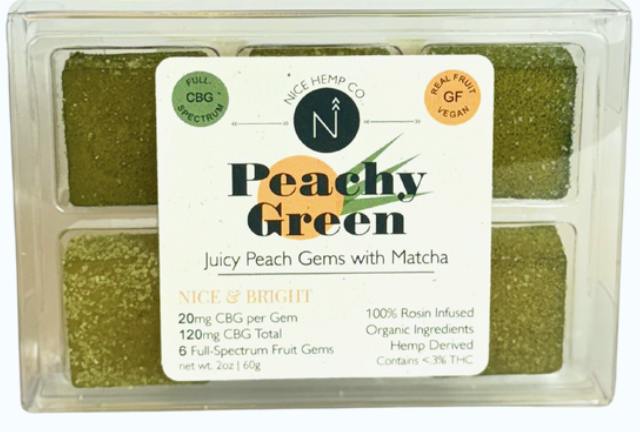 Nice Hemp - CBD Gummy Peachy Green