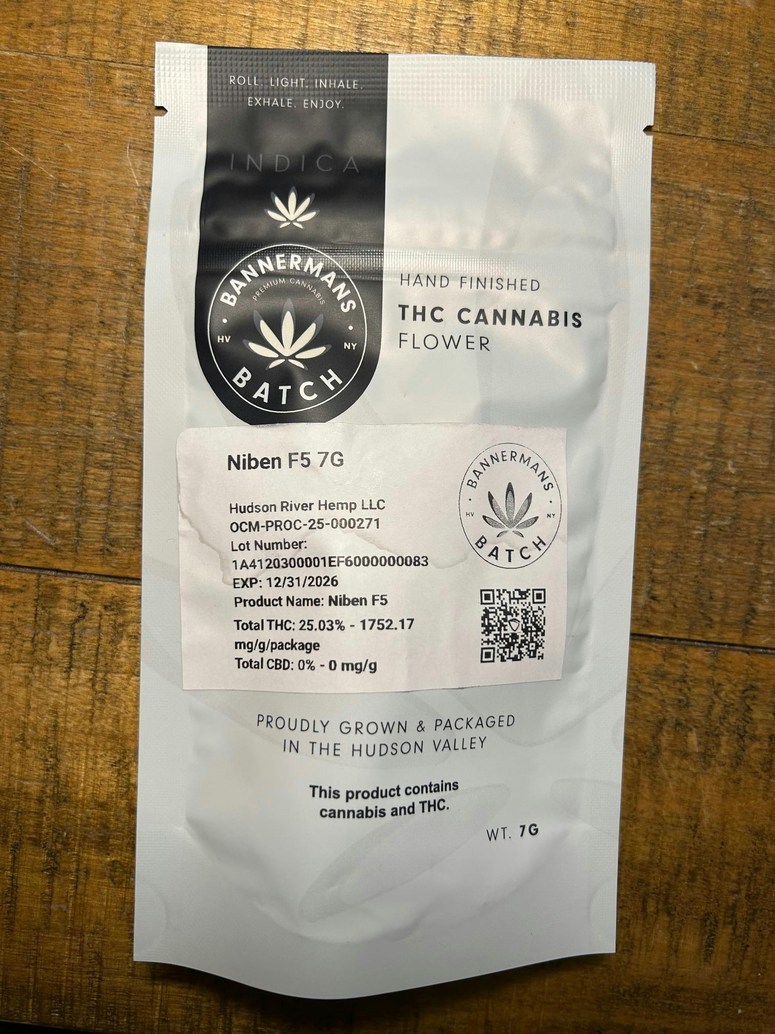 Bannermans Batch - Niben F5 - 7.0g