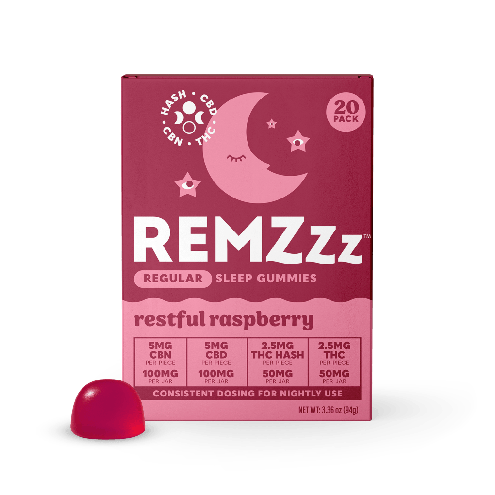 REMZzz - Restful Raspberry - 20ct Sleep Gummies - 100mg
