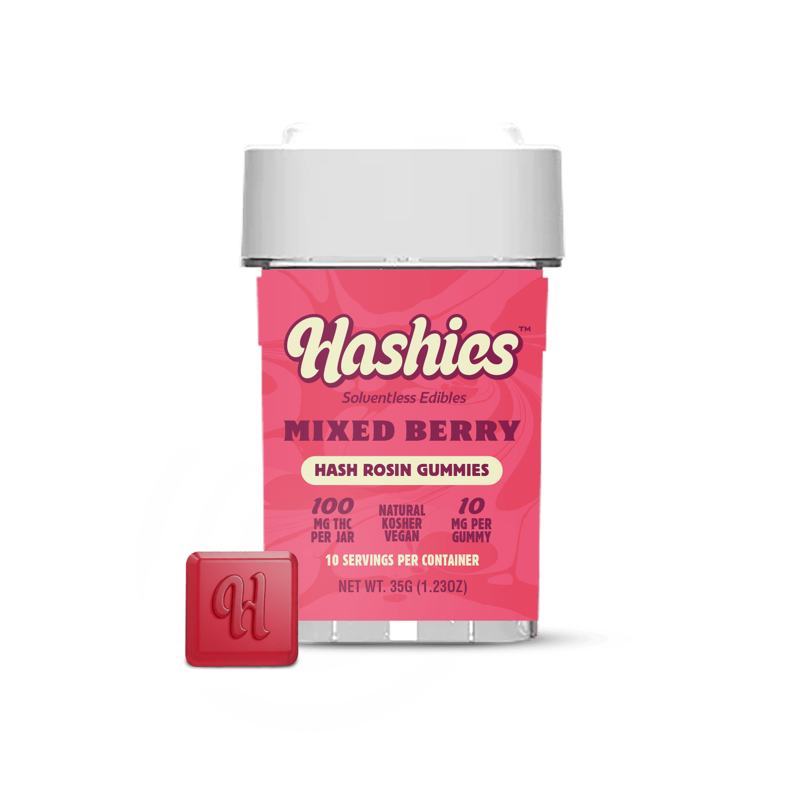 Hashies - Mixed Berry - 10ct Gummies - 100mg