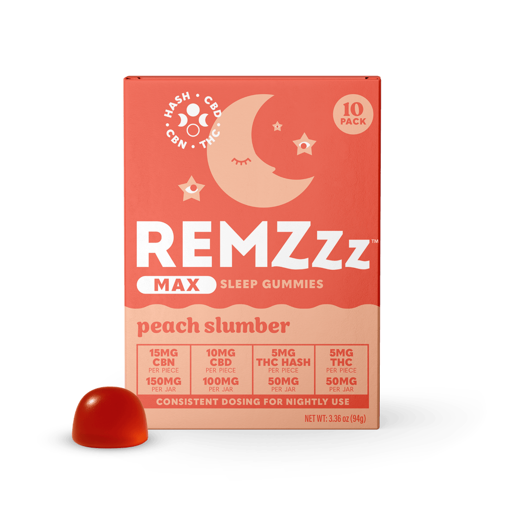 REMZzz - Peach Slumber MAX - 10ct Gummies - 100mg