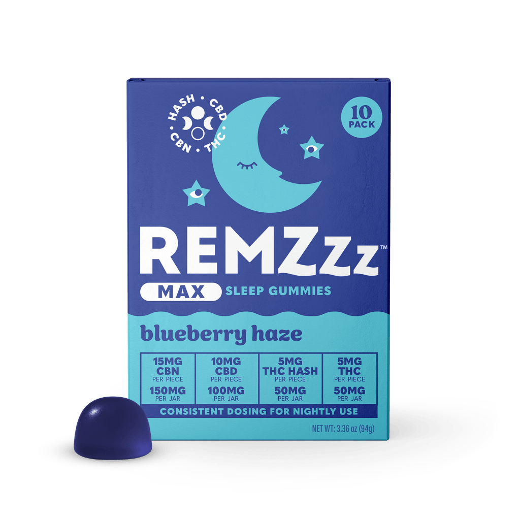 REMZzz - Blueberry Haze MAX - 10ct Gummies - 100mg