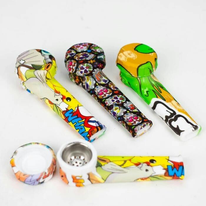 $10 Silicone Pipe w/ Metal Bowl (OWC Glass)