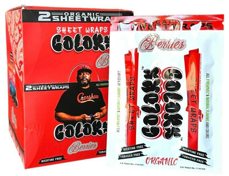 Colors 2pk Rolling Paper Wraps (OWC Glass)