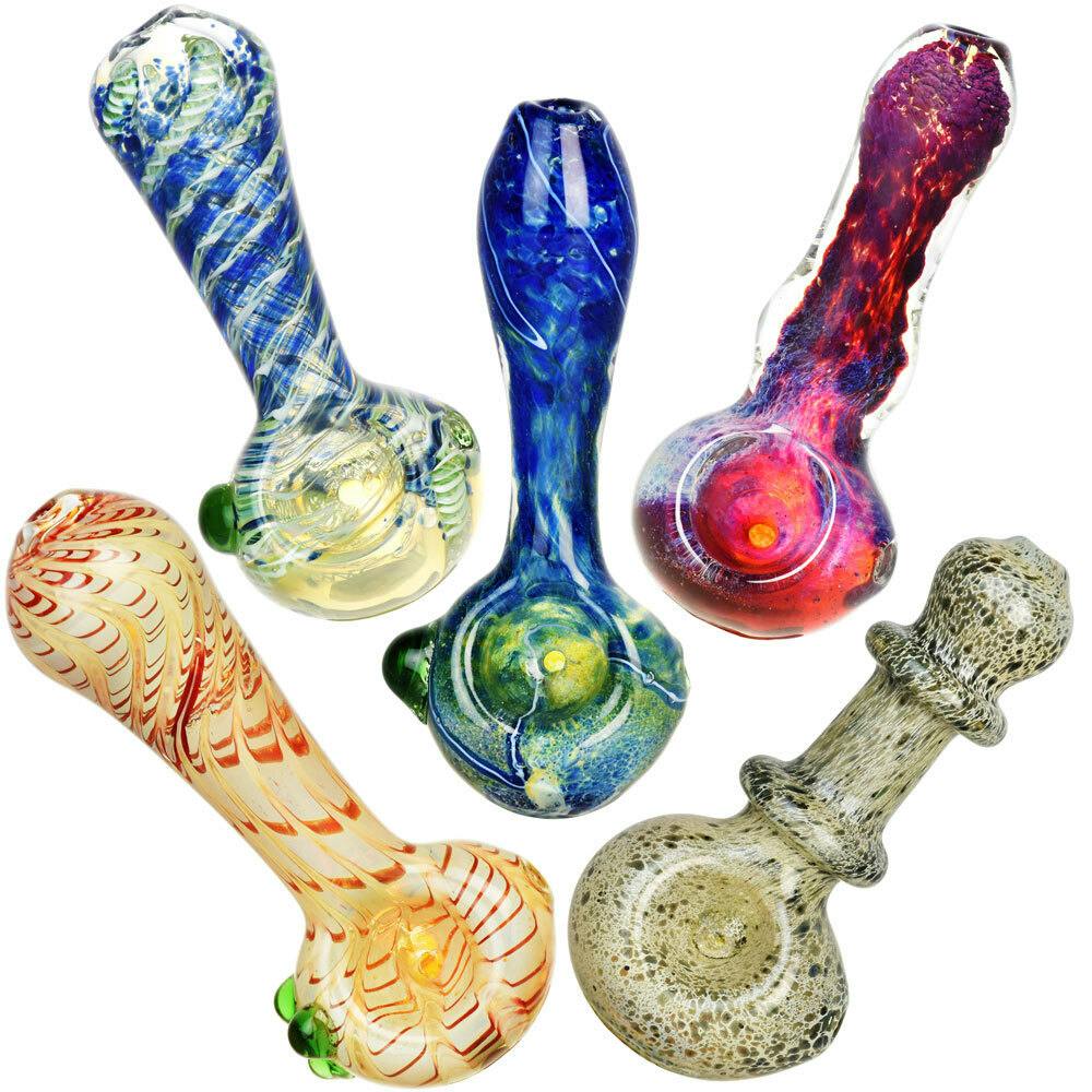 Diamond Glass Gold Ace Water Pipe | 7" | 14mm