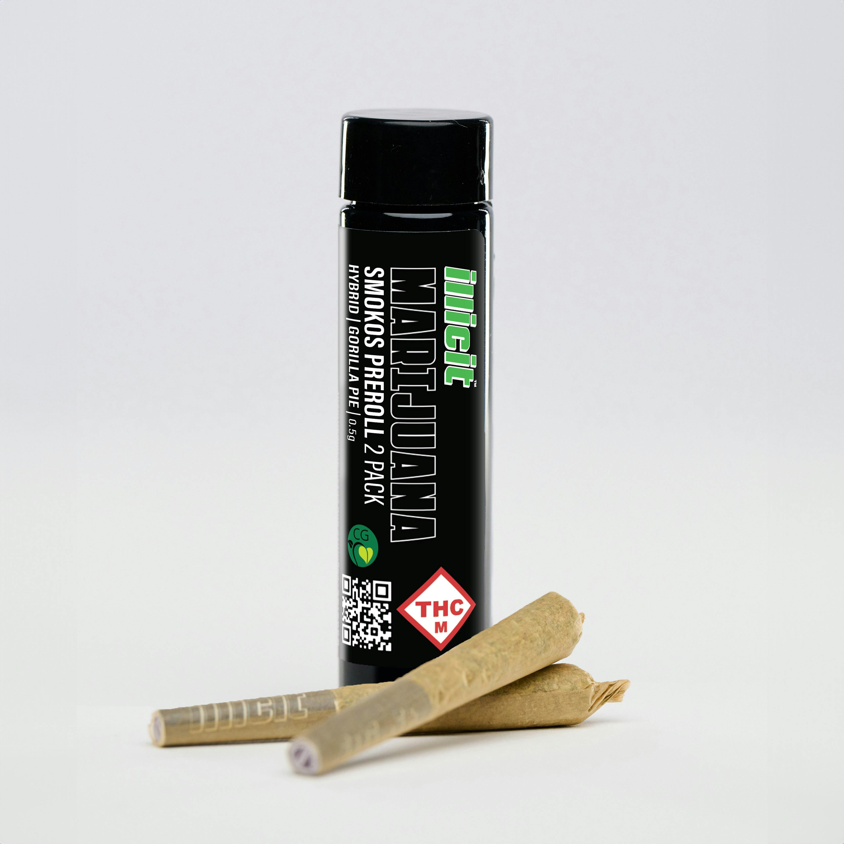 Illicit: Pre-Roll Pack | Franken Pie | Smokos | 0.5g ea | 2pk