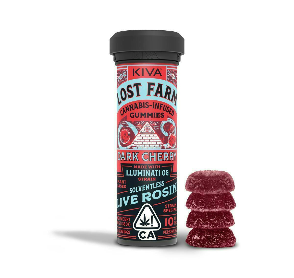 Lost Farm Gummies — Dark Cherry X Illuminati OG