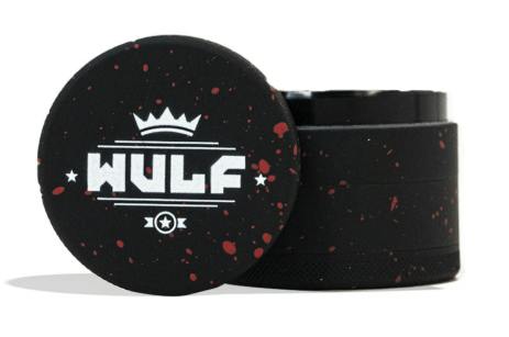 Red-Black Splatter 4pc Grinder