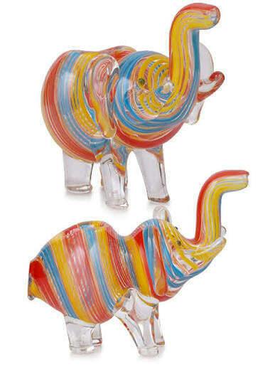 Glass Elephant Pipe