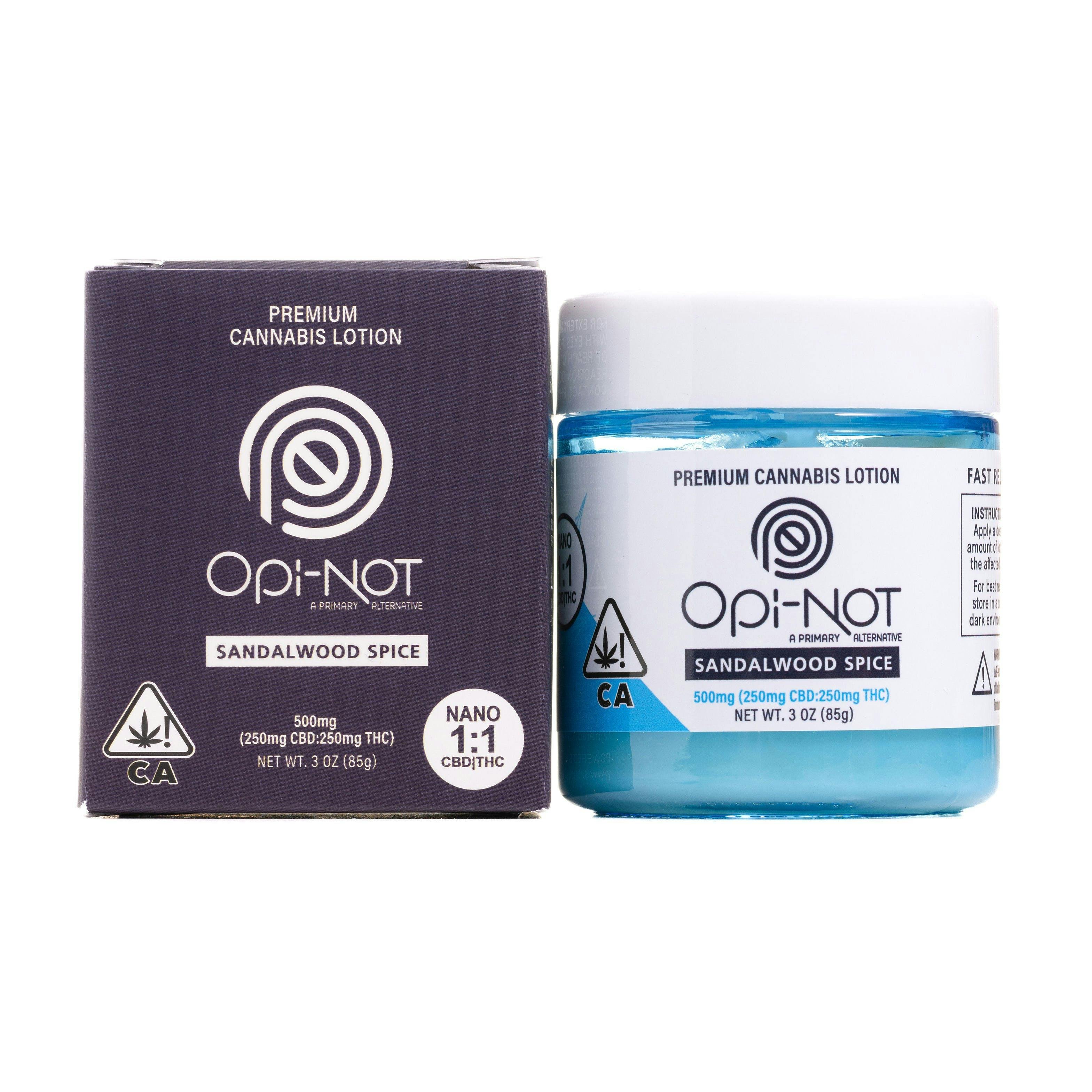 Opinot Lotion Sandalwood Spice