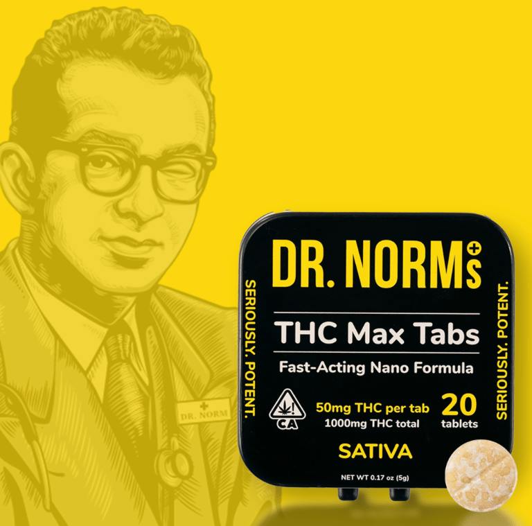 Dr. Norms Sativa THC MAX Tablets 20pk, 2.5mg