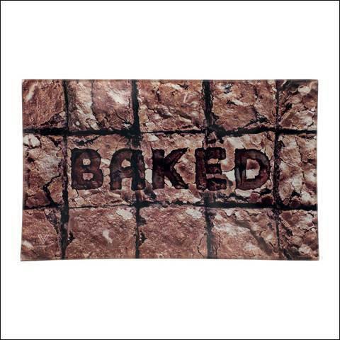 "Baked" - Glass rolling tray