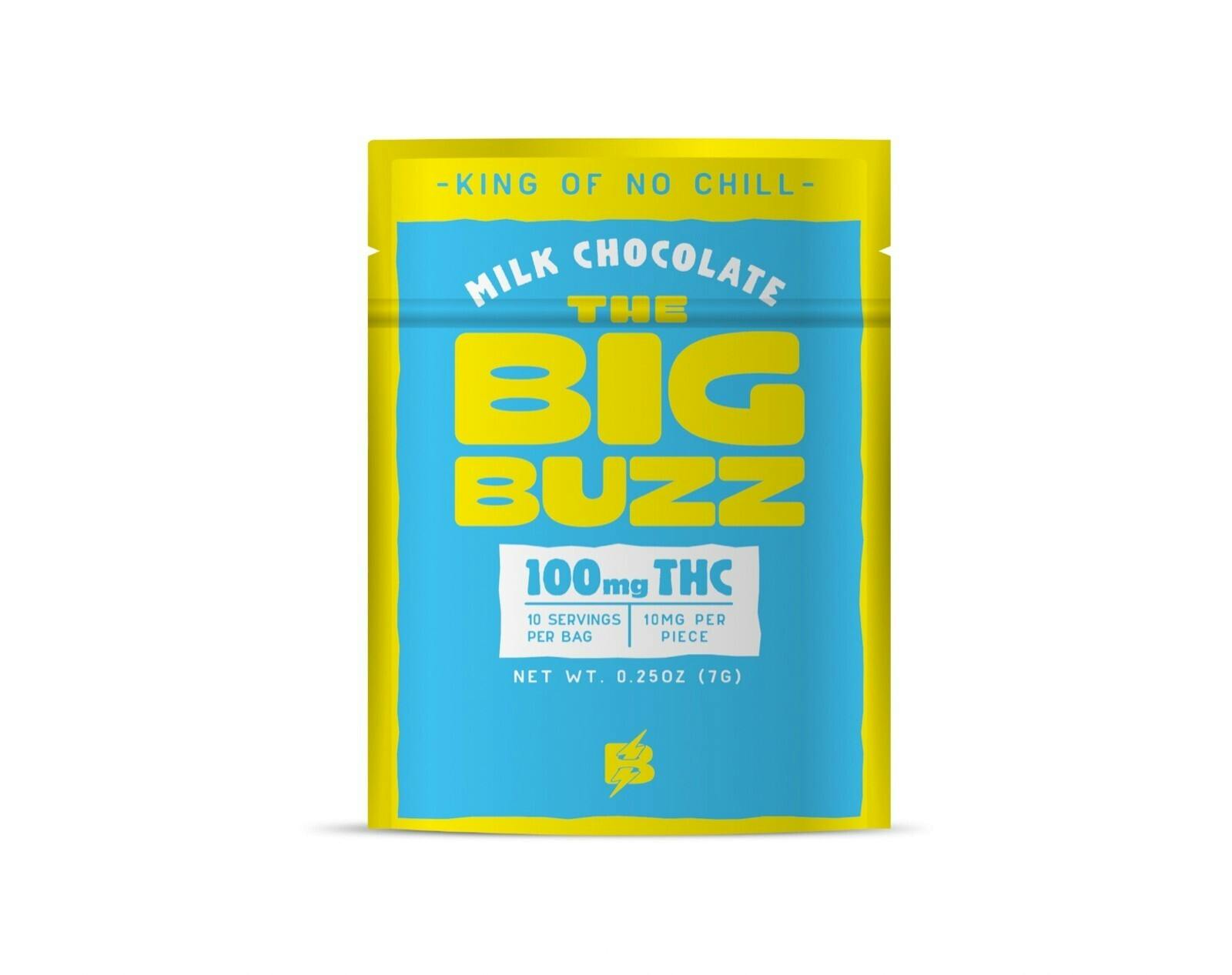The Big Buzz | Milk Chocolate Miniature (0.25 oz.) -| 10 servings 100mg at Transcend Wellness