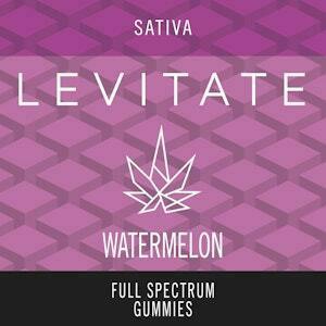 Levitate | Watermelon | 100mg Live Resin Gummy at Transcend Wellness