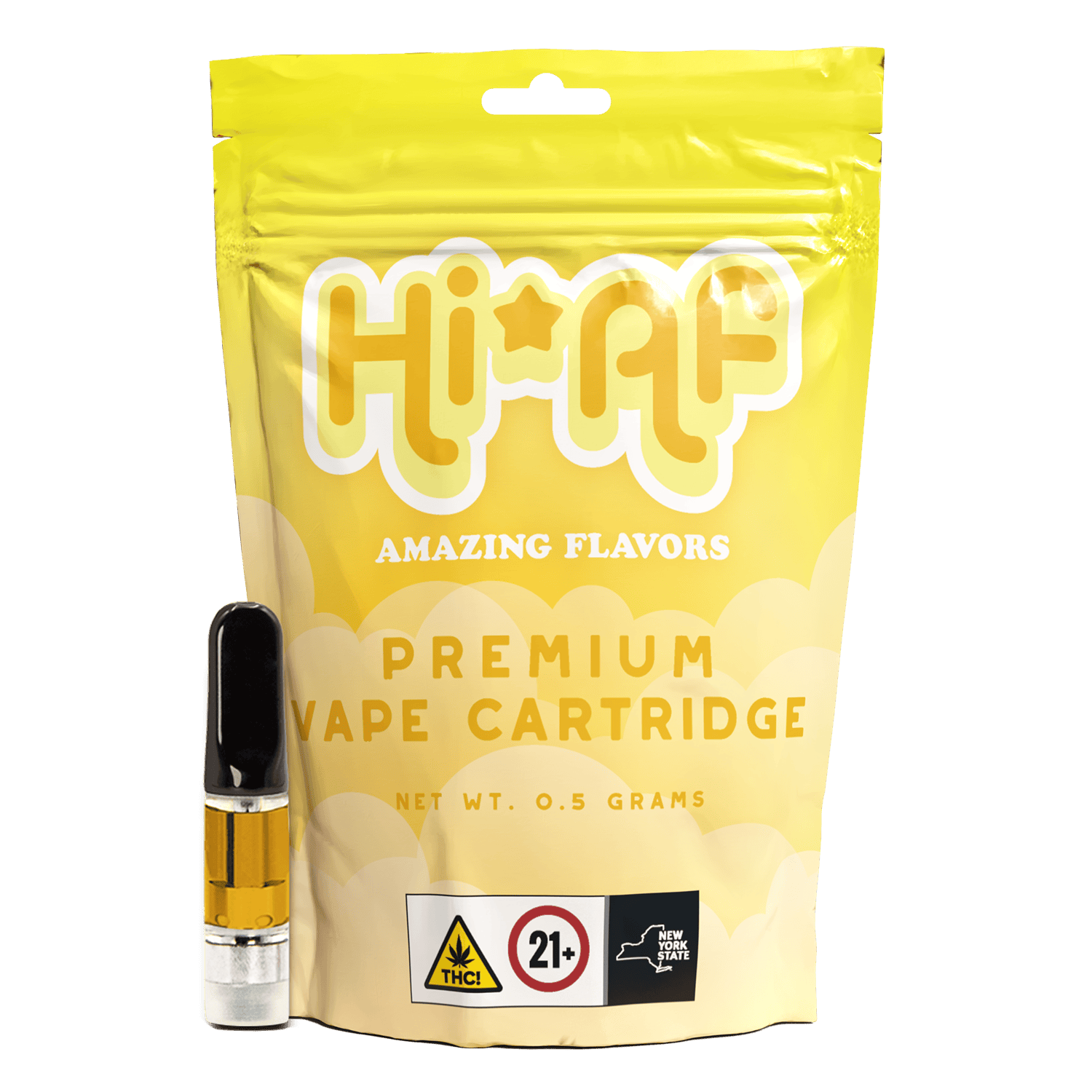 Hi AF | Distillate Vape | 1g | Cartridge Pineapple Fizz cannabis product