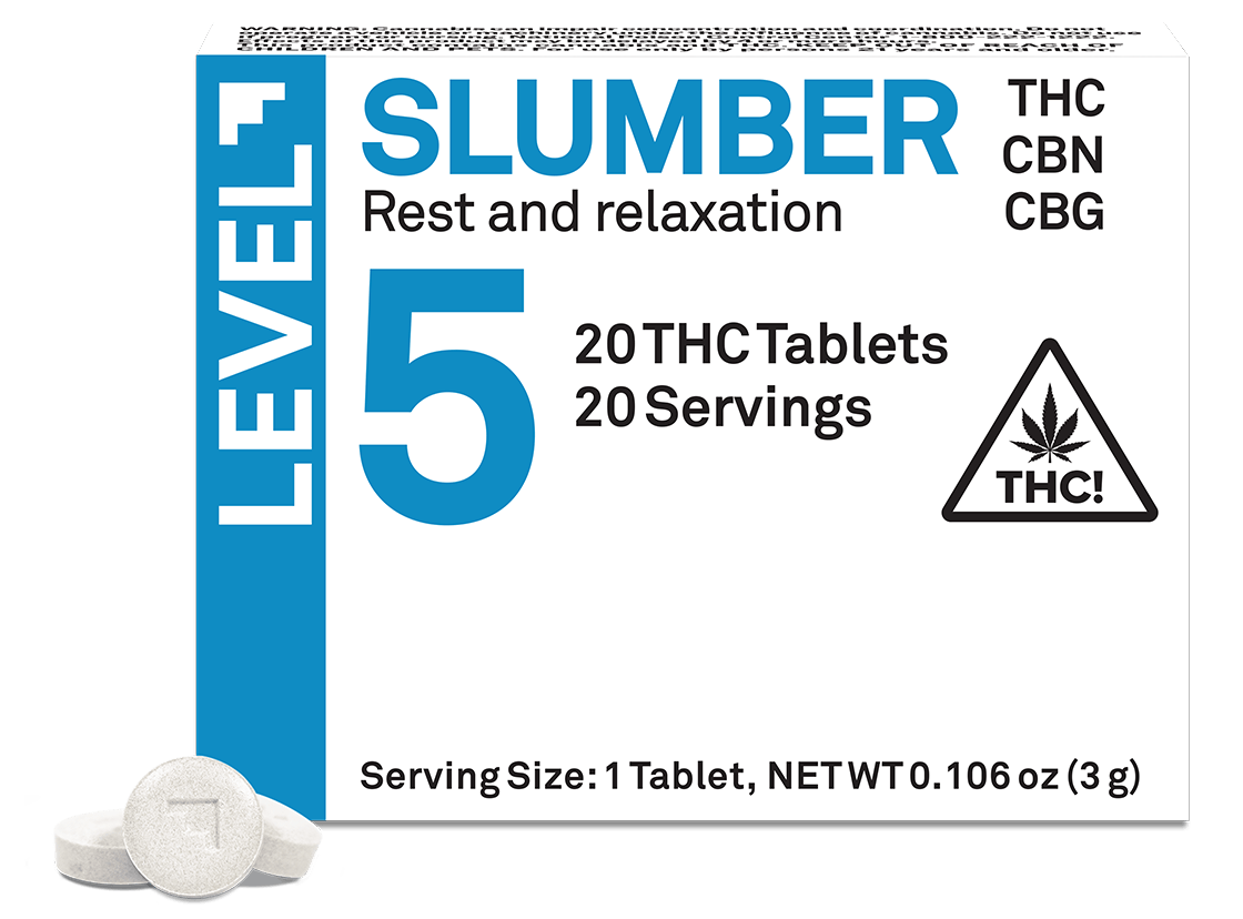 LEVEL 5 Slumber protab, THC Tablets 20ct