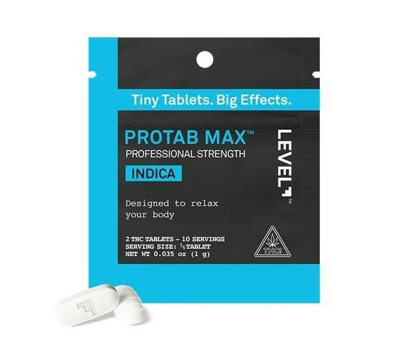 LEVEL Indica Protab, Max Strength THC Tablets - 2ct. at Transcend Wellness