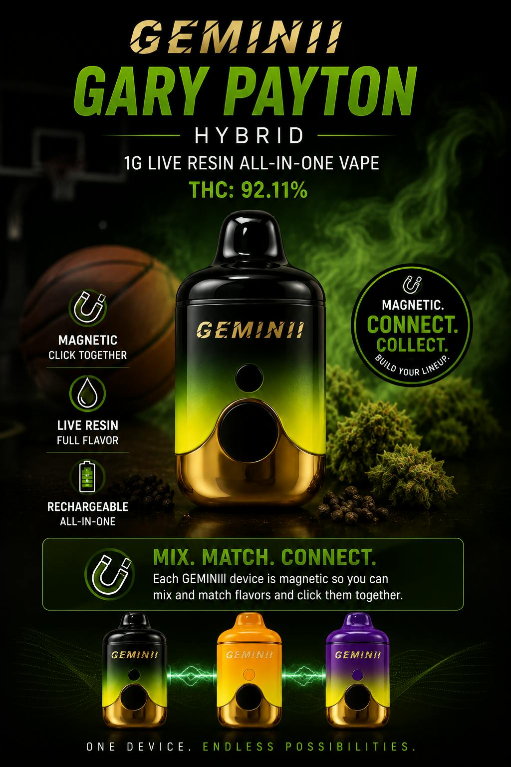 GEMINII Hybrid - GARY PAYTON cannabis product