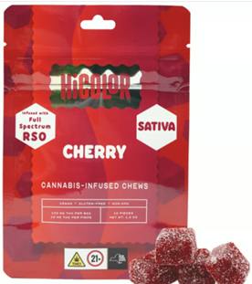 HiCOLOR - RSO Edibles - 10ct - Cherry - 10mg cannabis product