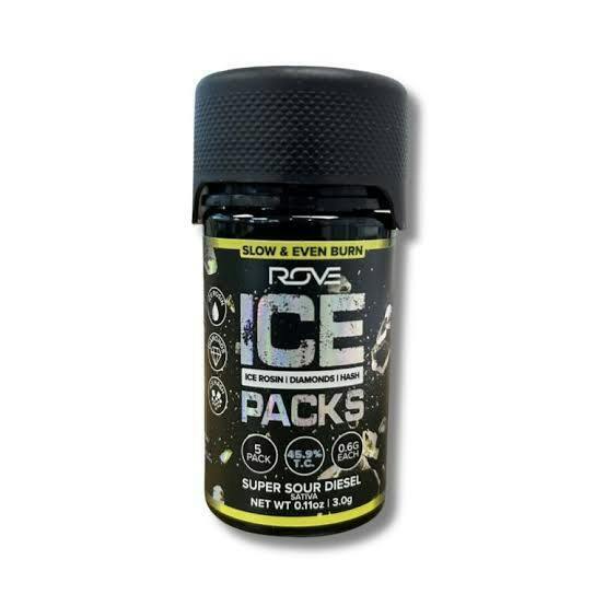 Rove | Rosin Diamond Hash Infused - 5pk | Super Sour Diesel - S cannabis product